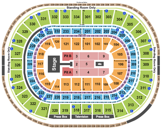 United Center Kelsea Ballerini Seating Chart